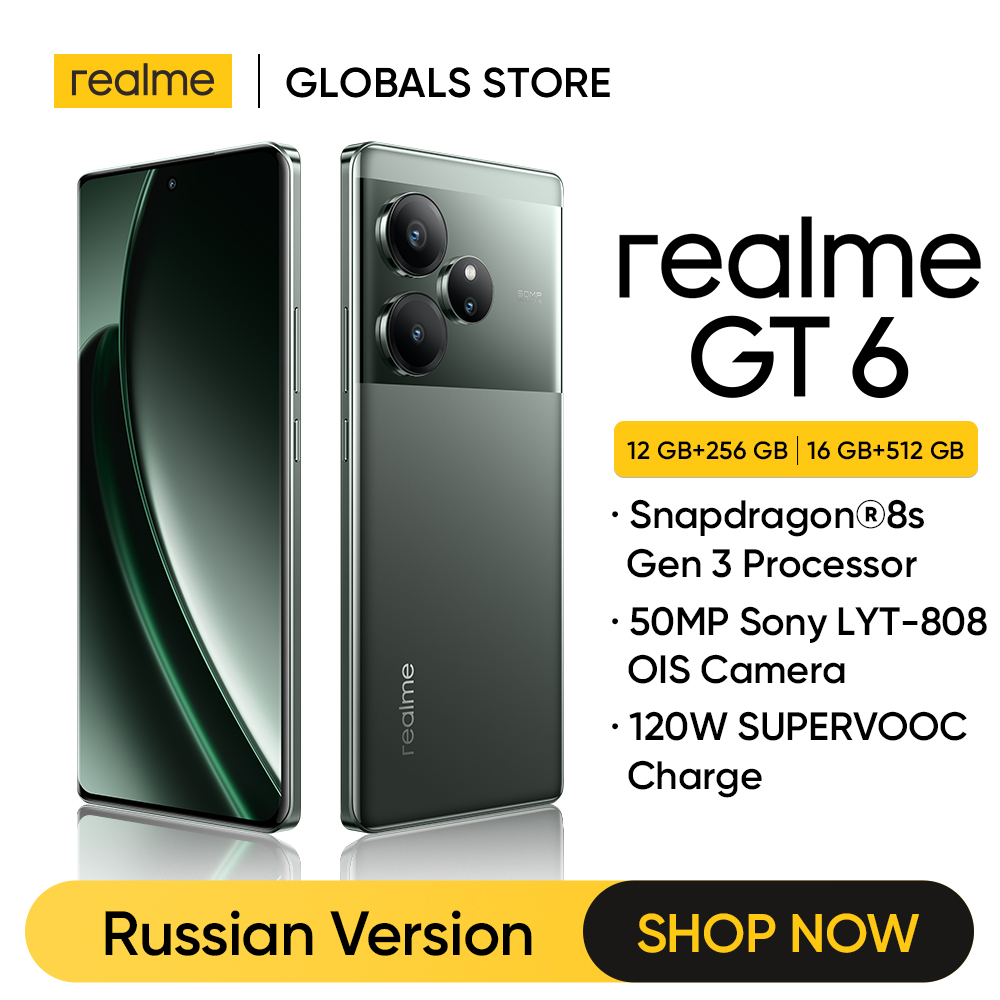 realme GT 6 Smartphone 6.78"120Hz