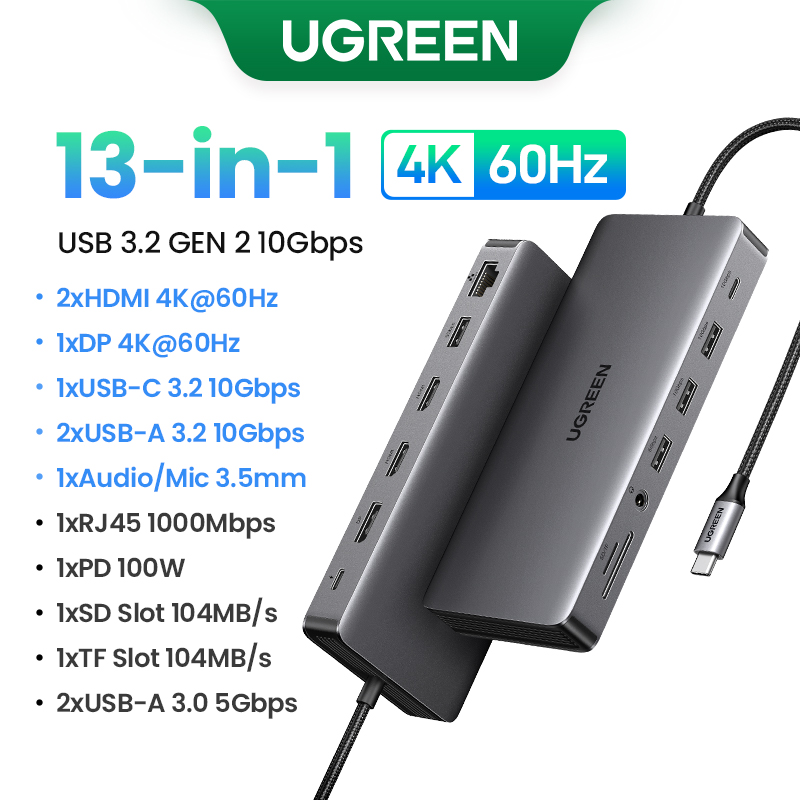 UGREEN Docking Station 13-in-1 10Gbps