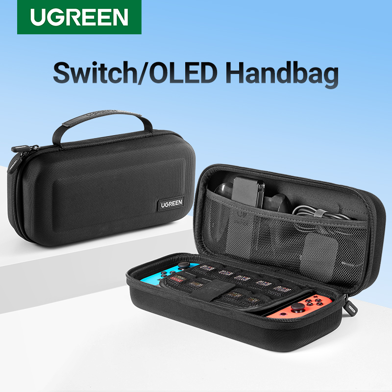 Protege y Organiza Tu Nintendo Switch OLED Como Nunca: Descubre Cómo Este Estuche UGREEN Con 9 Ranuras Para Tarjetas Te Ahorra Tiempo y Evita Daños En Tus Viajes Diarios Con Diseño Robusto y Compacto.