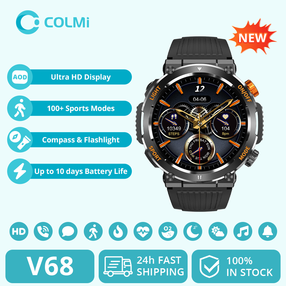 COLMI V68: Reloj Inteligente Resistente y Versátil