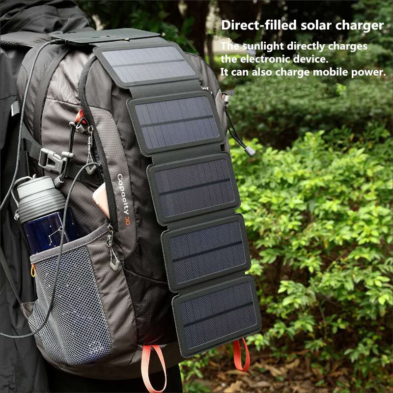 Energiza tus aventuras al aire libre con este panel solar plegable: Descubre cómo el OUTDOOR MULTIFUNCTIONAL PORTABLE SOLAR CHARGING PANEL mantiene tus dispositivos cargados sin límites