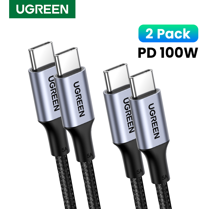 Cables UGREEN de 100W: confiables para cargar todo rápido