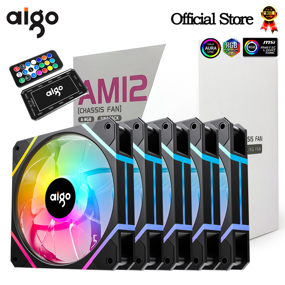 Aigo AM12: Un kit de ventiladores RGB bien equipado