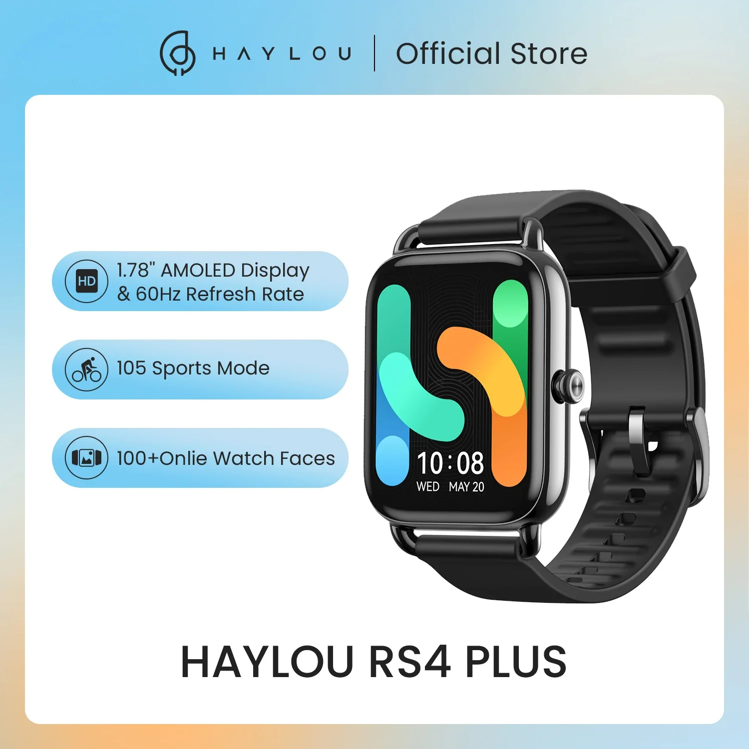 Haylou RS4 Plus: Reloj Inteligente Premium en Oferta