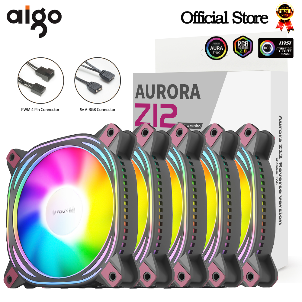 Análisis del ventilador Aigo Z12: RGB y flujo reverso