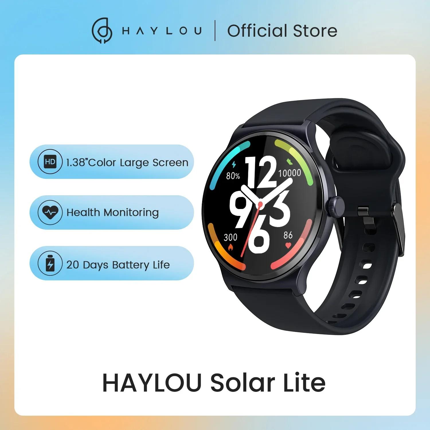 Haylou Solar Lite: Reloj Inteligente para Deportistas