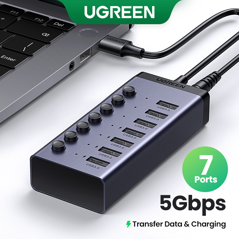 UGREEN USB3.0 Splitter 5Gbps 7Ports