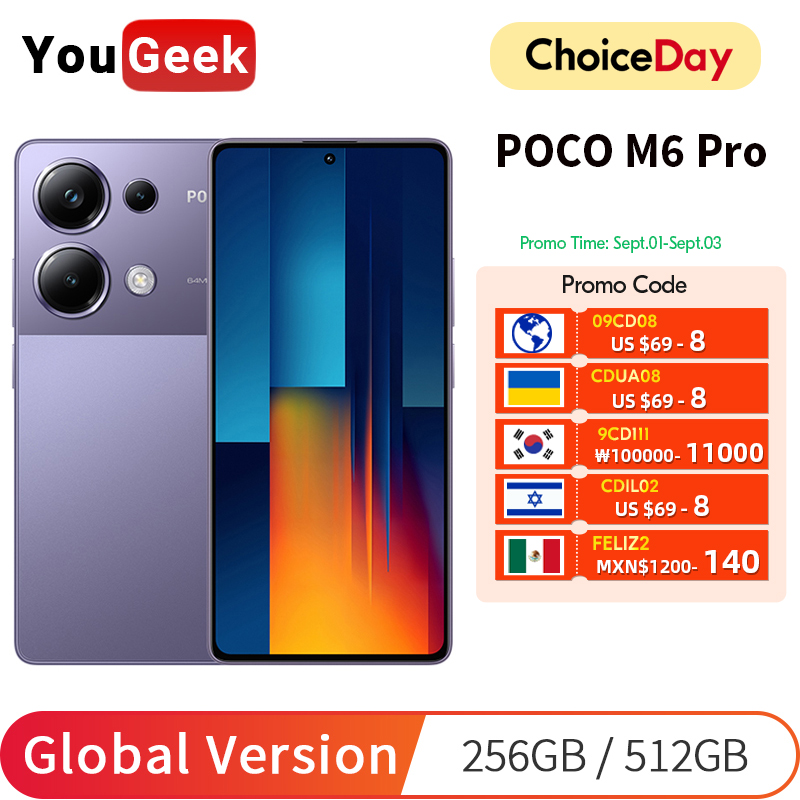 Global Version POCO M6 Pro