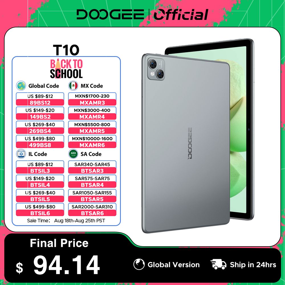 Clearance Sale DOOGEE T10 Tablet