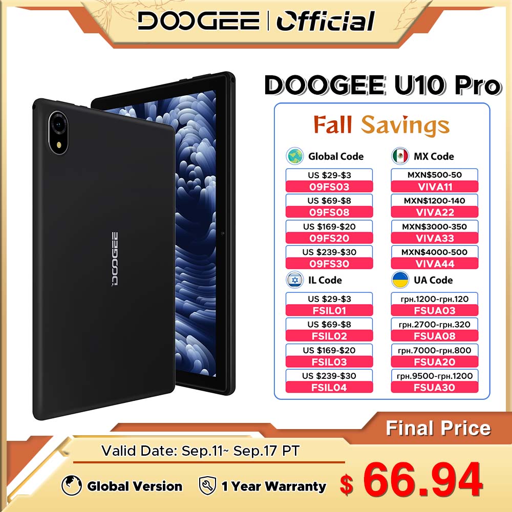 World Premiere DOOGEE U10 Pro