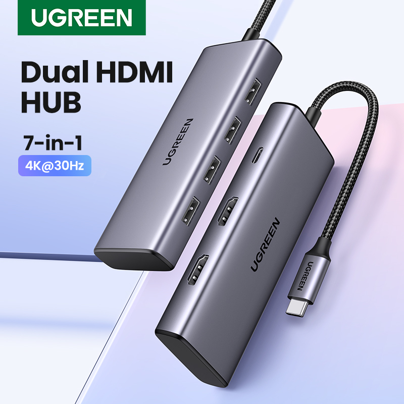 UGREEN Dual HDMI USB C