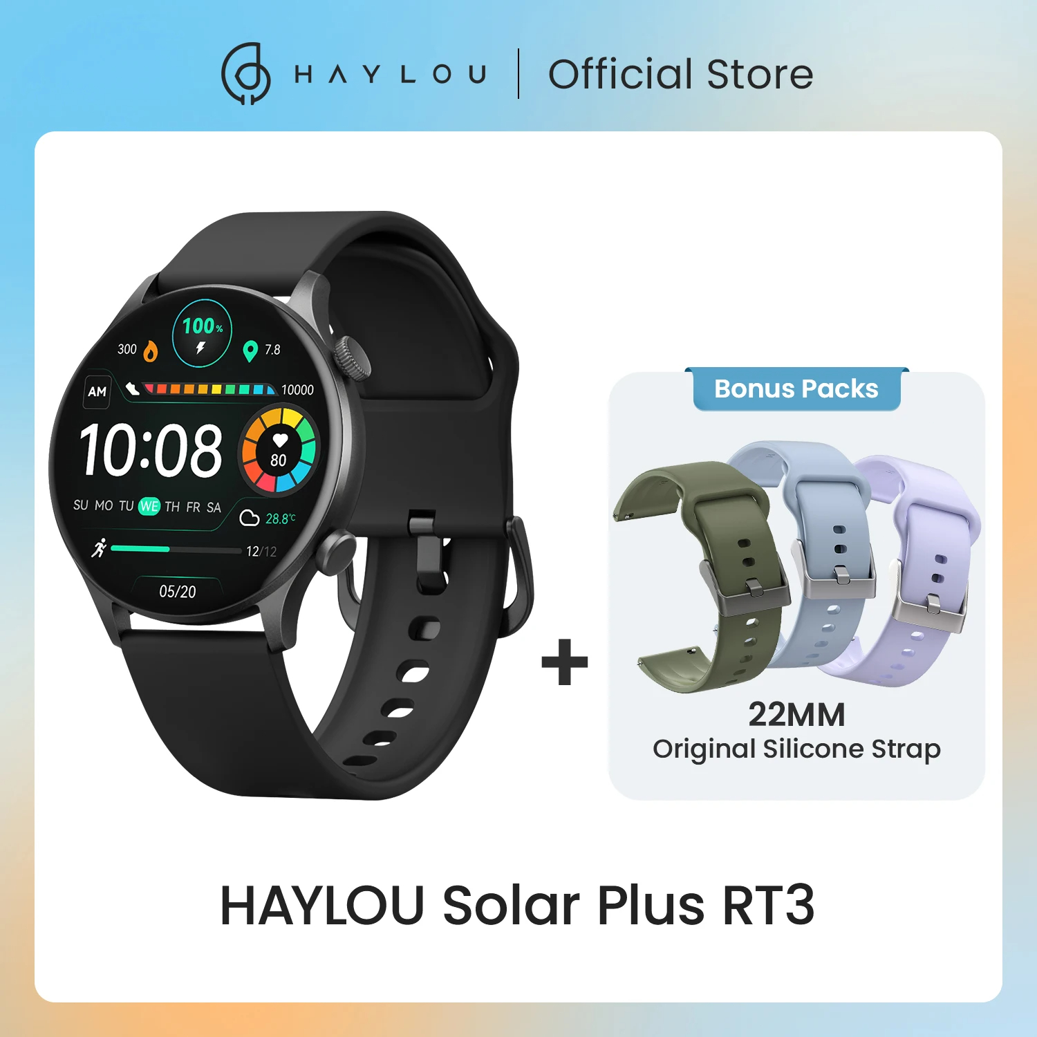 Haylou Solar Plus RT3: Tu Compañero Ideal para el Deporte