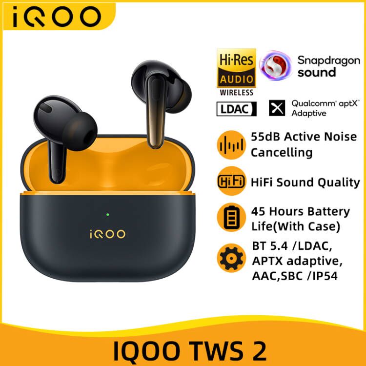 IQOO TWS 2: Auriculares Inalámbricos con Cancelación de Ruido