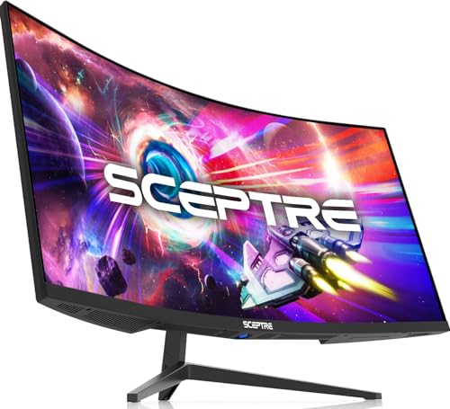 Sceptre Monitor WQHD ultraancho curvo