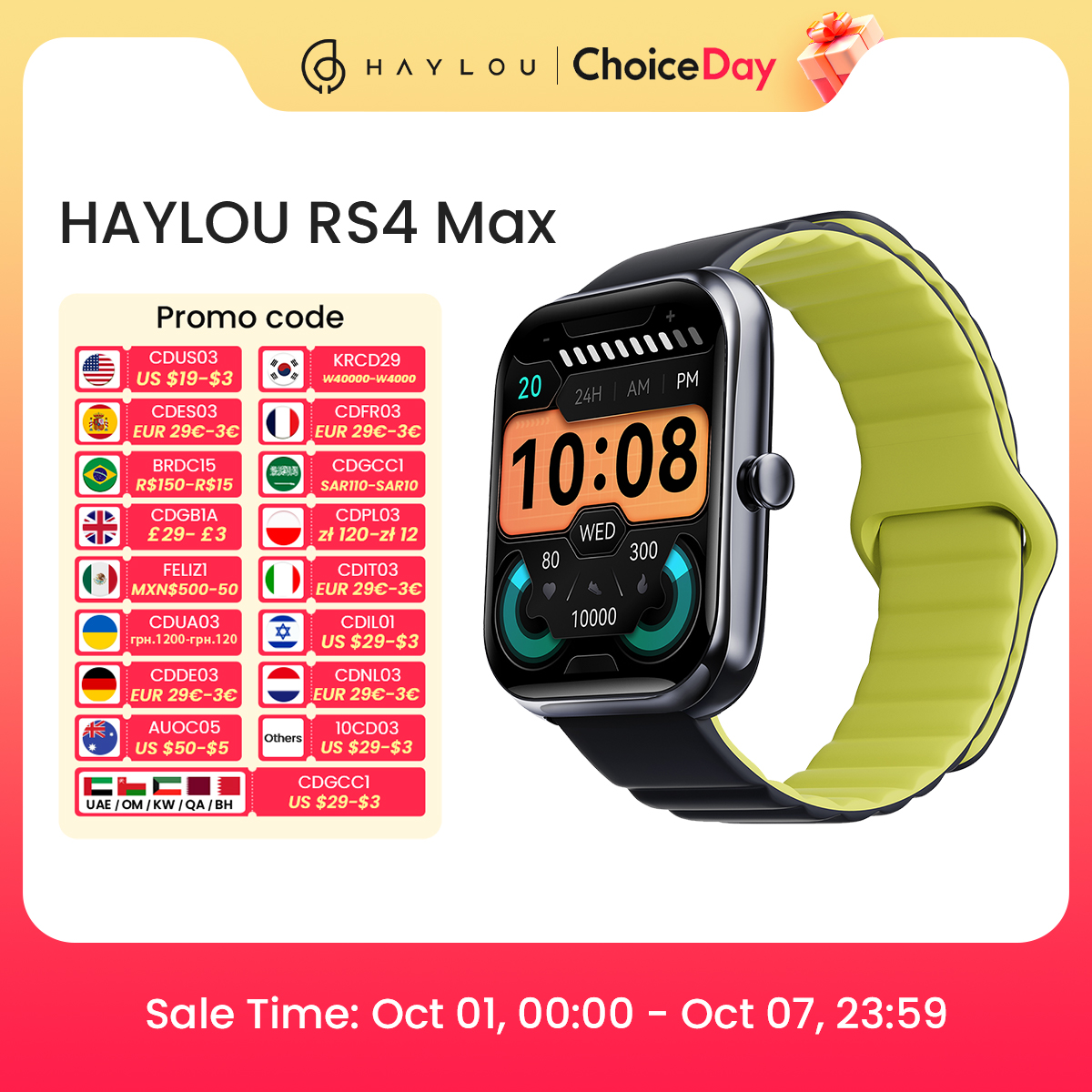 HAYLOU RS4 Max Smart Watch