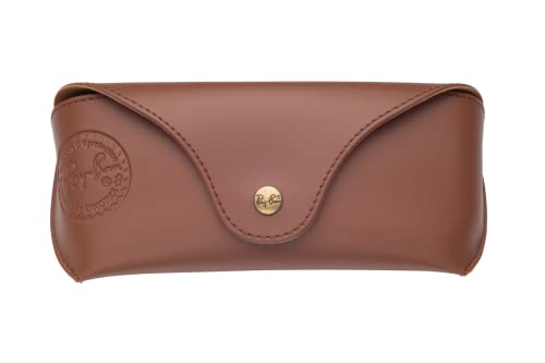 Protege tus lentes como un tesoro con este estuche que resiste golpes y rasguños: el RAY-BAN en beige bronceado combina elegancia y durabilidad para quienes valoran sus accesorios premium.