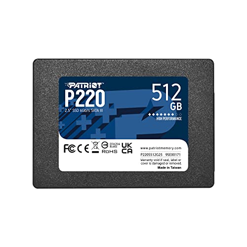 Revitaliza tu PC anticuada con un 300% más de velocidad: El SSD PATRIOT P220 de 512GB demuestra que la longevidad tecnológica es posible con transferencias de hasta 550MB/s