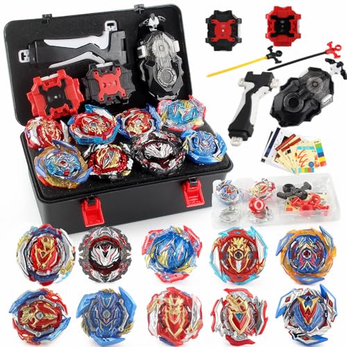 ¡Diversión sin límites para pequeños guerreros! El set de batalla WTUME con 3 lanzadores bidireccionales y tops Zest Achilles Valkyrie conquista cumpleaños: promueve actividad física, coordinación y horas de juego libre de pantallas. ¡El regalo estrella que desarrolla habilidades motoras mientras crean épicas competiciones!