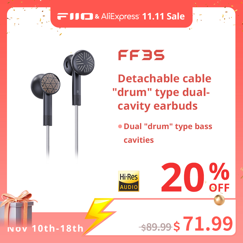 FiiO FF3S Dynamic Drive Earbuds,