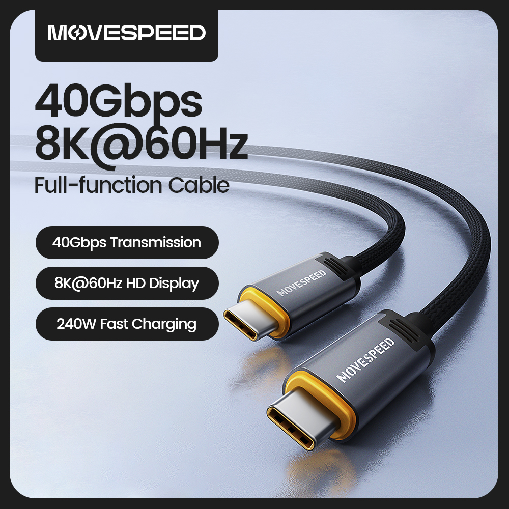 MOVESPEED T01: Cable de Carga Rápida de 240W
