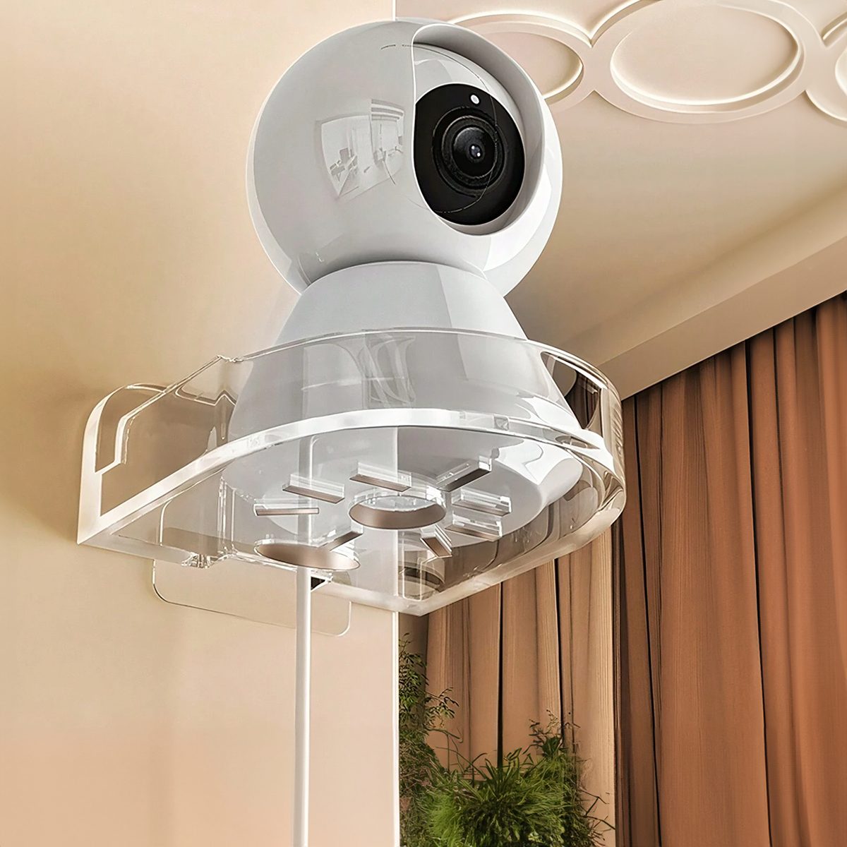 Soporte sin taladro para CCTV: orden y facilidad