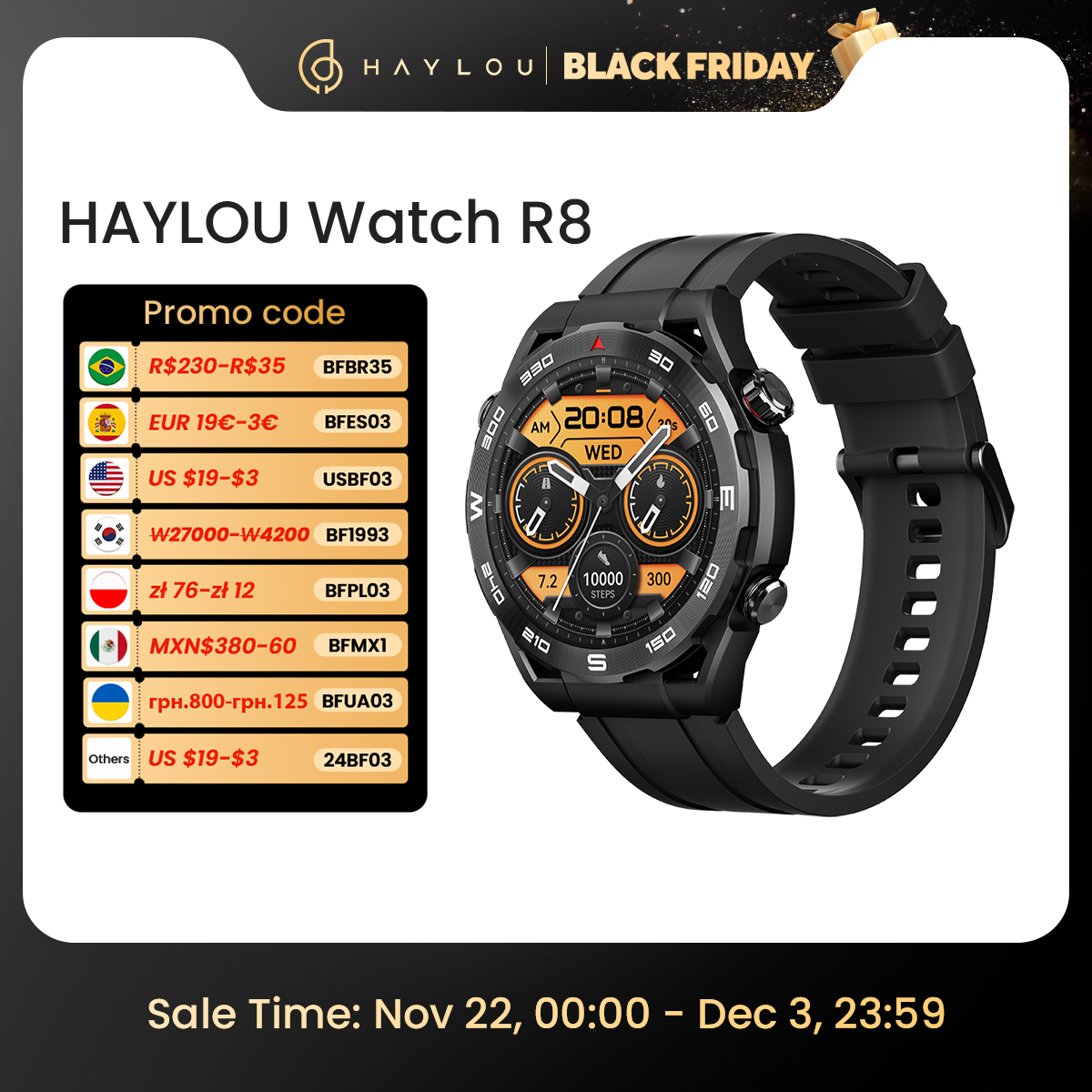 HAYLOU Watch R8 Smartwatch 1.43''