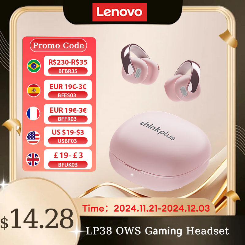 NEW Lenovo LP38 OWS Wireless