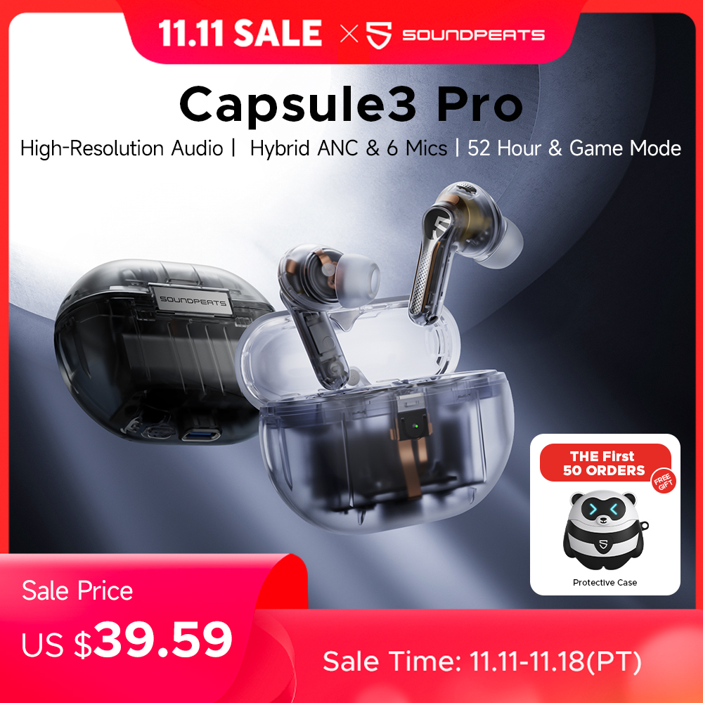 SoundPEATS Capsule3 Pro Wireless Earbuds