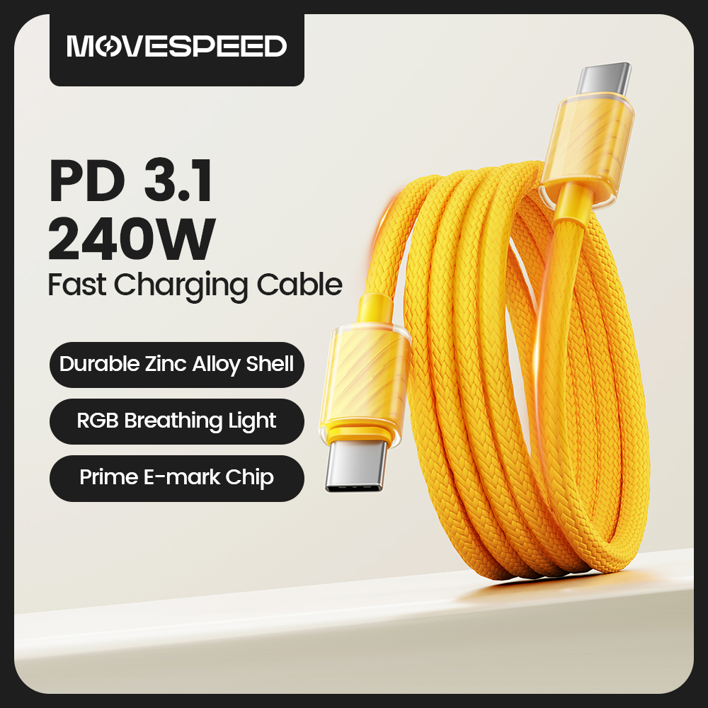 MOVESPEED T07: Cable de Carga Rápida 240W