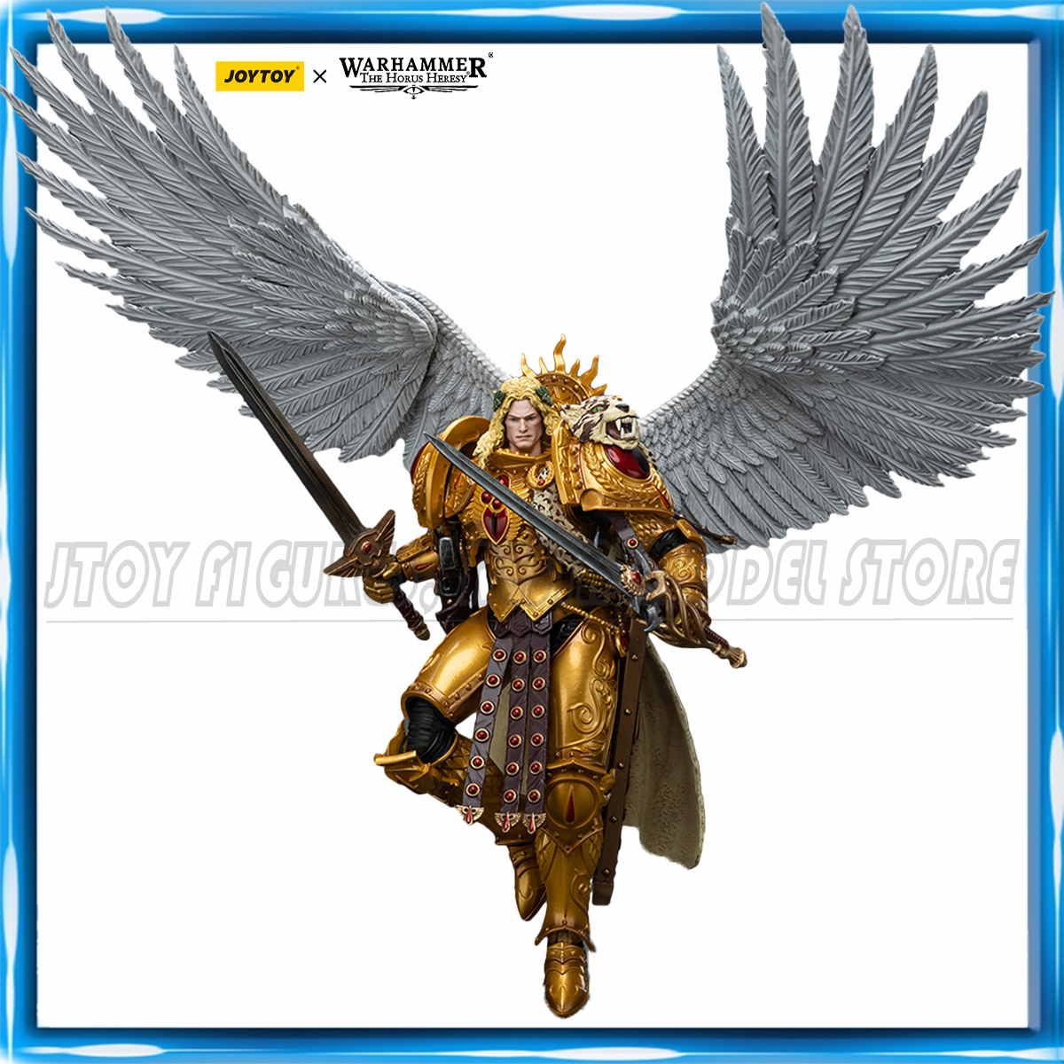Reseña de la figura Sanguinius: un Primarca imponente