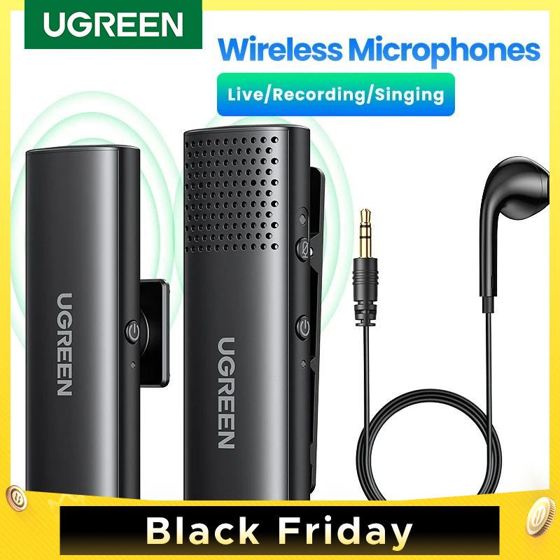 UGREEN Wireless Microphone Lavalier Omni