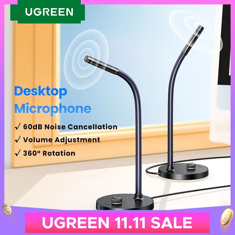 UGREEN USB Microphone Desktop Computer