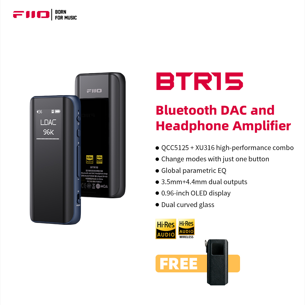 FiiO BTR15 Bluetooth 5.1 Headphone
