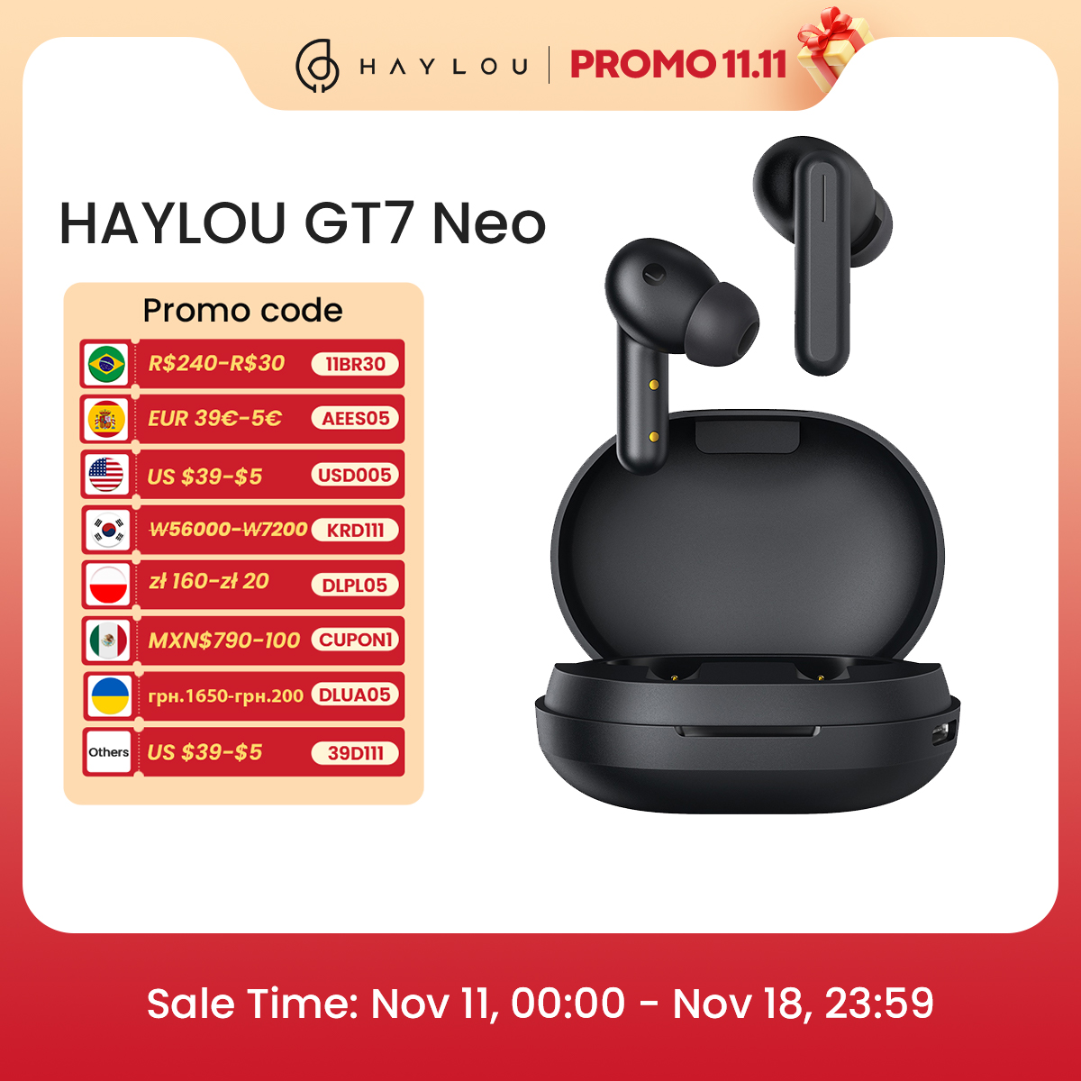HAYLOU GT7 Neo TWS Wireless