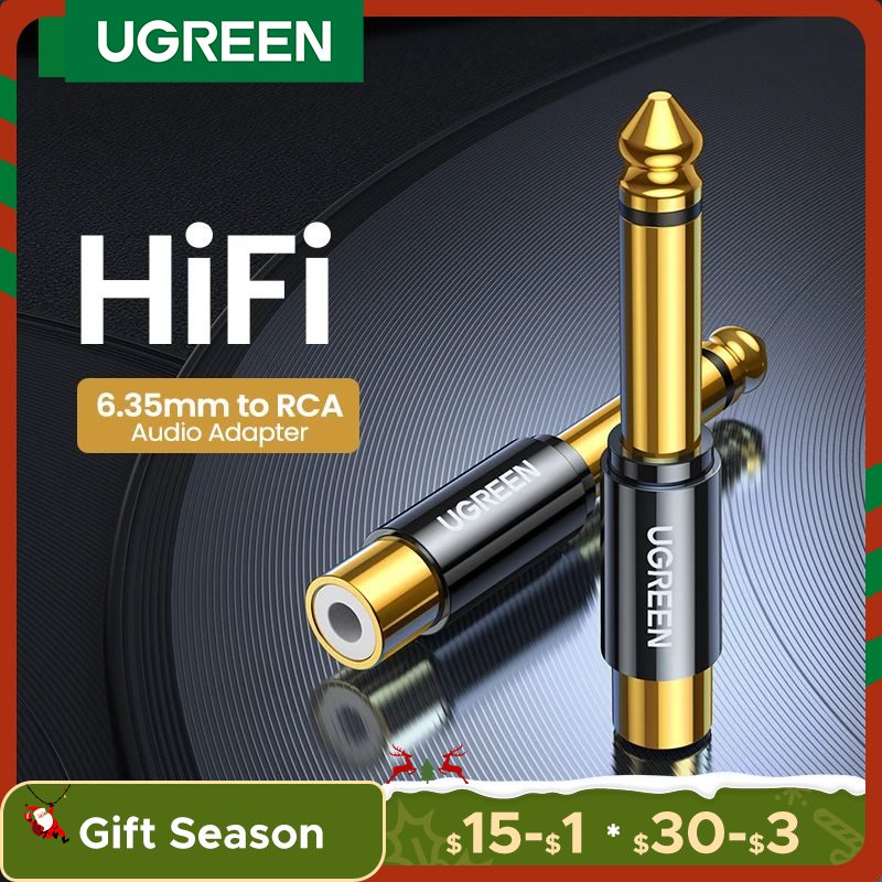 UGREEN RCA a 6.5mm: Adaptador de Audio Premium