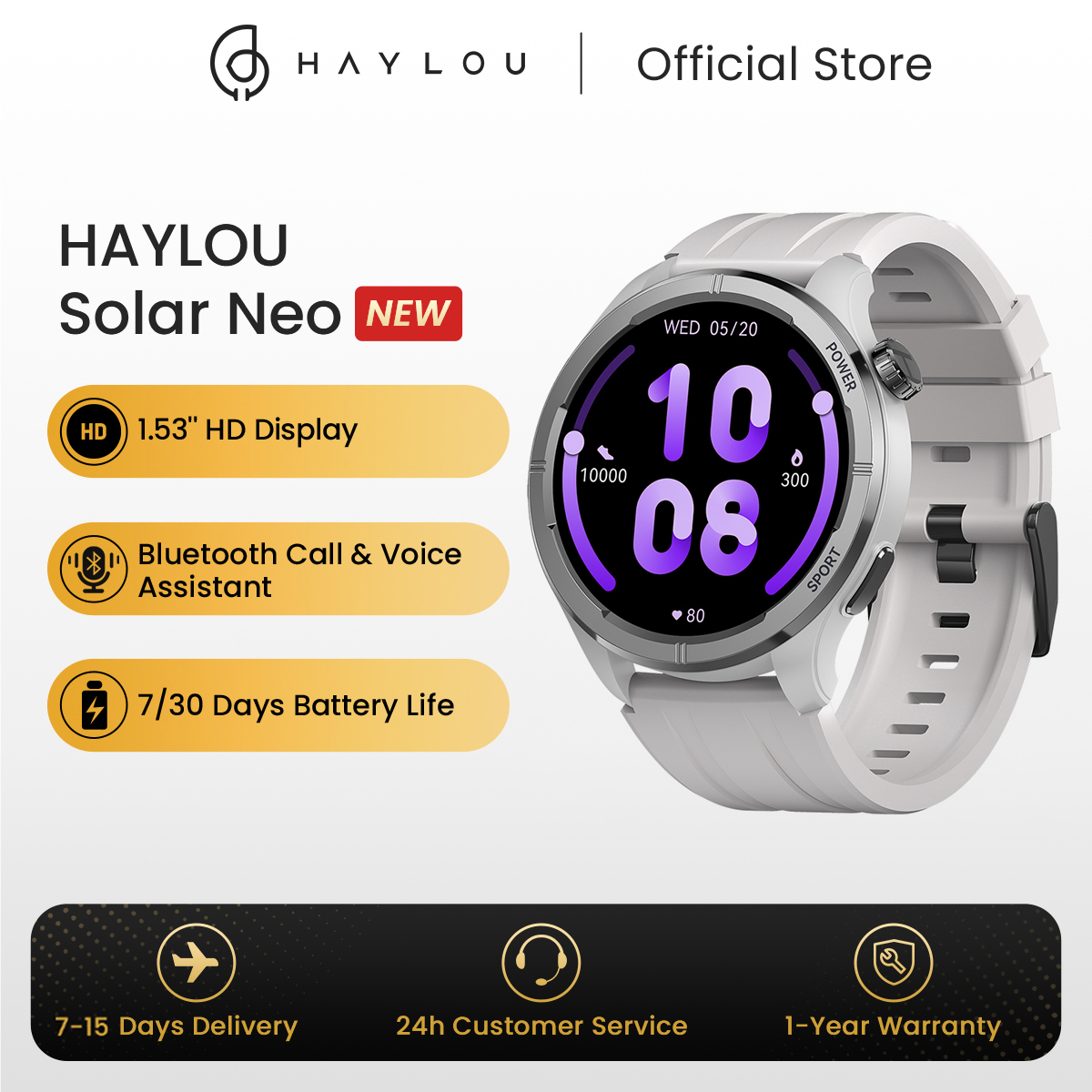 Haylou Solar Neo: Tu Compañero de Salud y Estilo