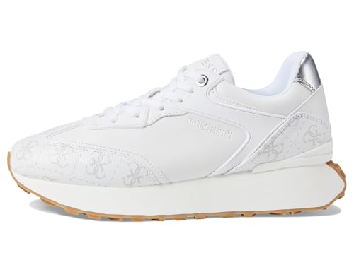 Dale un giro de estilo a tu día con comodidad que sorprende: los GUESS LUCHIA en Blanco Multi combinan diseño versátil y suela flexible en una oferta imperdible para mujeres activas.