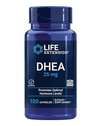 EQUILIBRA TUS HORMONAS Y POTENCIA TU BIENESTAR CON LIFE EXTENSION DHEA 25 MG: Descubre cómo este suplemento sin OMG refuerza tu salud inmunológica y cardiovascular mientras frena el envejecimiento