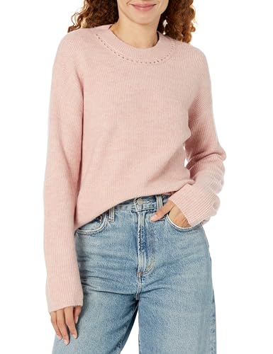 GAP Forevercozy: Suéter Acanalado Rosa para Mujer