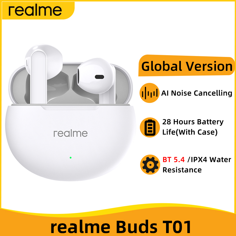 Realme Buds T01: Auriculares Inalámbricos con Cancelación de Ruido
