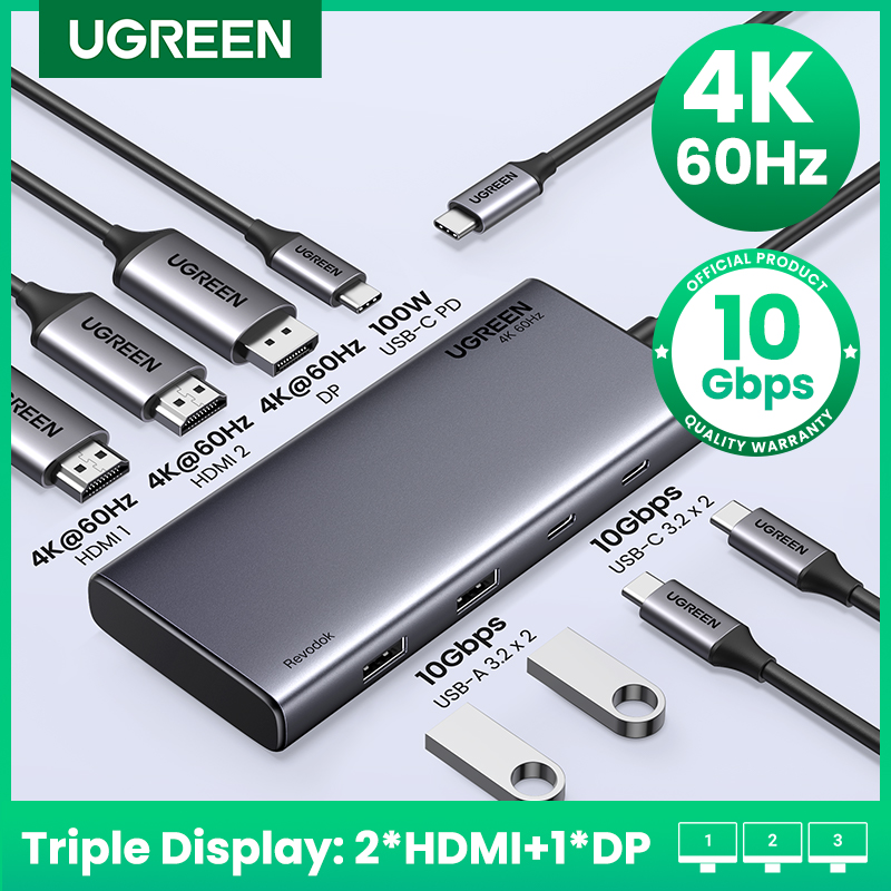 UGREEN Triple Display USB C HUB: Potencia y Versatilidad