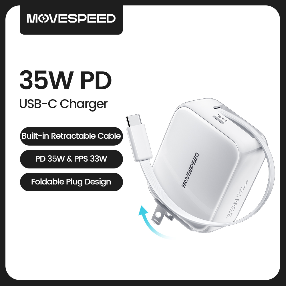 Cargador MOVESPEED 35W: Potencia y Comodidad