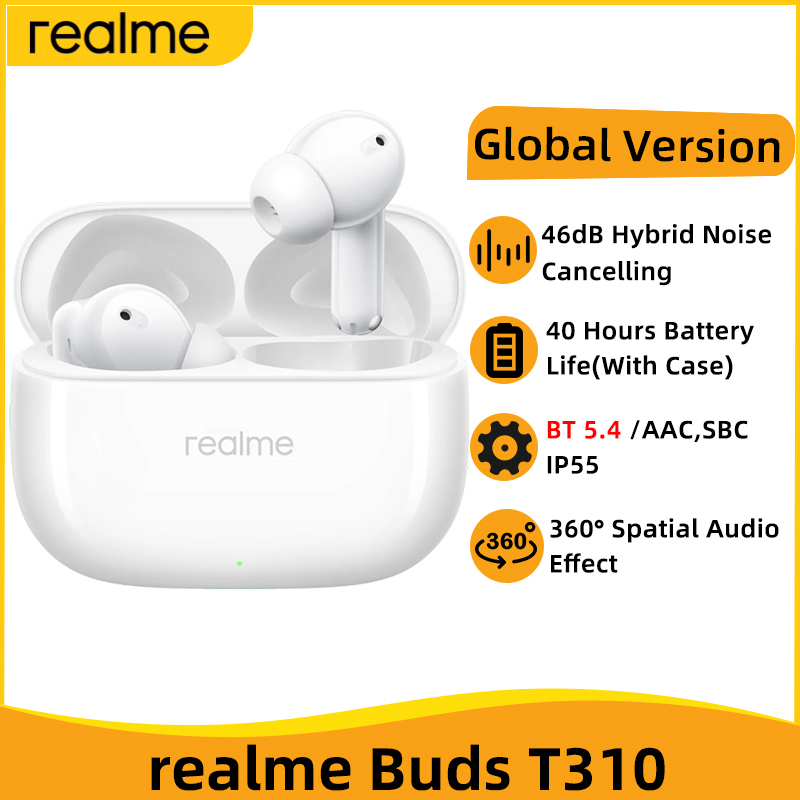 Auriculares realme Buds T310: Sonido Inigualable