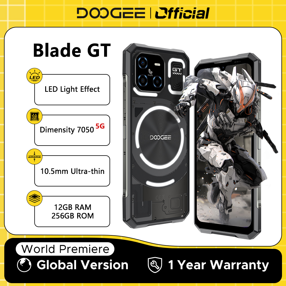 Descubre la potencia sin límites: este smartphone resistente redefine la durabilidad con su diseño ultradelgado y rendimiento avanzado, demostrado en el DOOGEE BLADE GT con 12GB de RAM y batería de 5500mAh, ideal para aventuras y trabajo exigente.