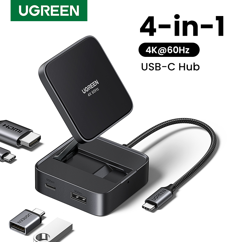 Convierte cualquier pantalla en tu centro de trabajo con 4K y carga ultrarrápida: el HUB UGREEN plegable ofrece HDMI 60Hz, USB 3.0 y 100W PD en una oferta imperdible para nómadas digitales.