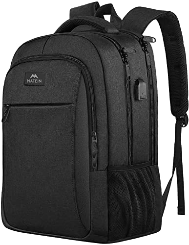 MAXIMIZA TU PRODUCTIVIDAD con esta mochila todo terreno: La MOCHILA MATEIN para LAPTOP DE 15.6\" combina carga USB y protección impermeable para estudiantes y profesionales exigentes.