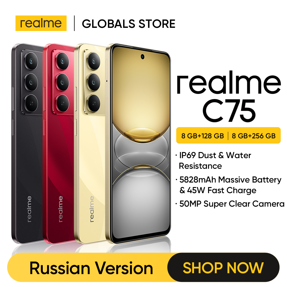 Domina el día con carga ultrarrápida y batería gigante: el REALME C75 combina un Helio G92 y 5828mAh para rendimiento sin límites - tu aliado tecnológico todo terreno