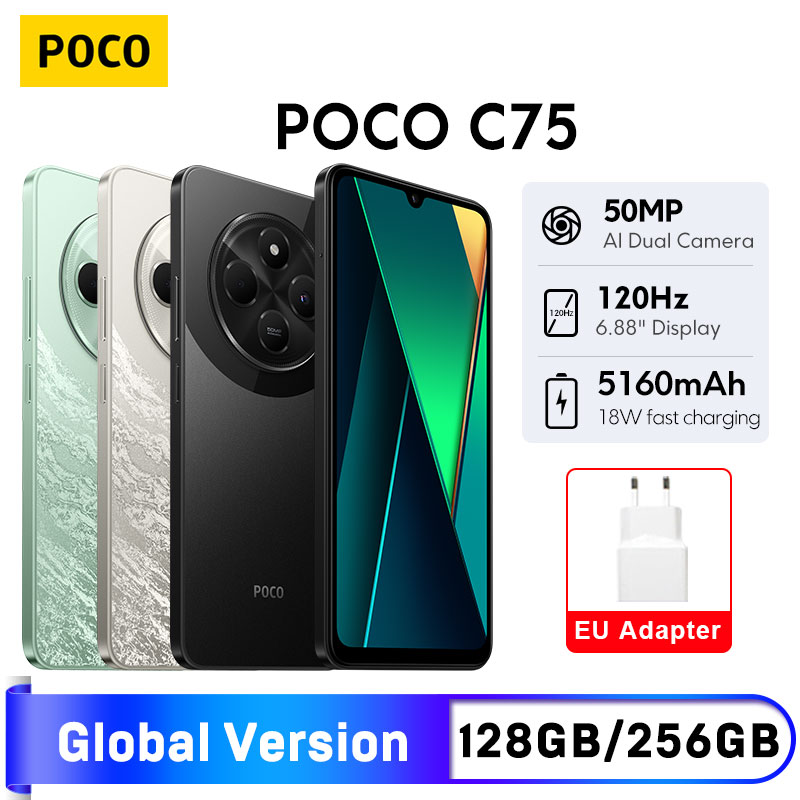 POCO C75: Potencia y Estilo en tu Mano