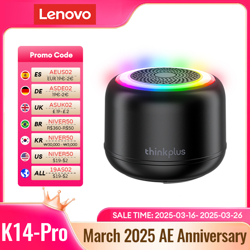Lenovo K14 Pro RBG: Altavoces Portátiles de Alta Fidelidad