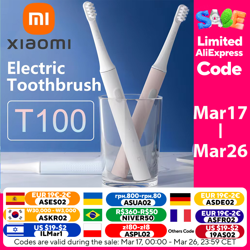 Tus dientes lucirán hasta un 50% más blancos en solo semanas, gracias al cepillo XIAOMI MIJIA T100 con su tecnología sónica, resistencia IPX7 y diseño recargable por USB: la herramienta dental que todos necesitan por menos de $15.